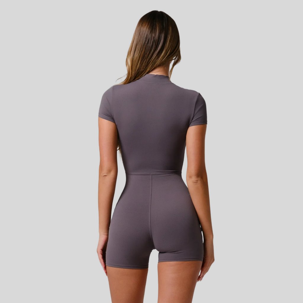SculptZip Bodysuit | Grey