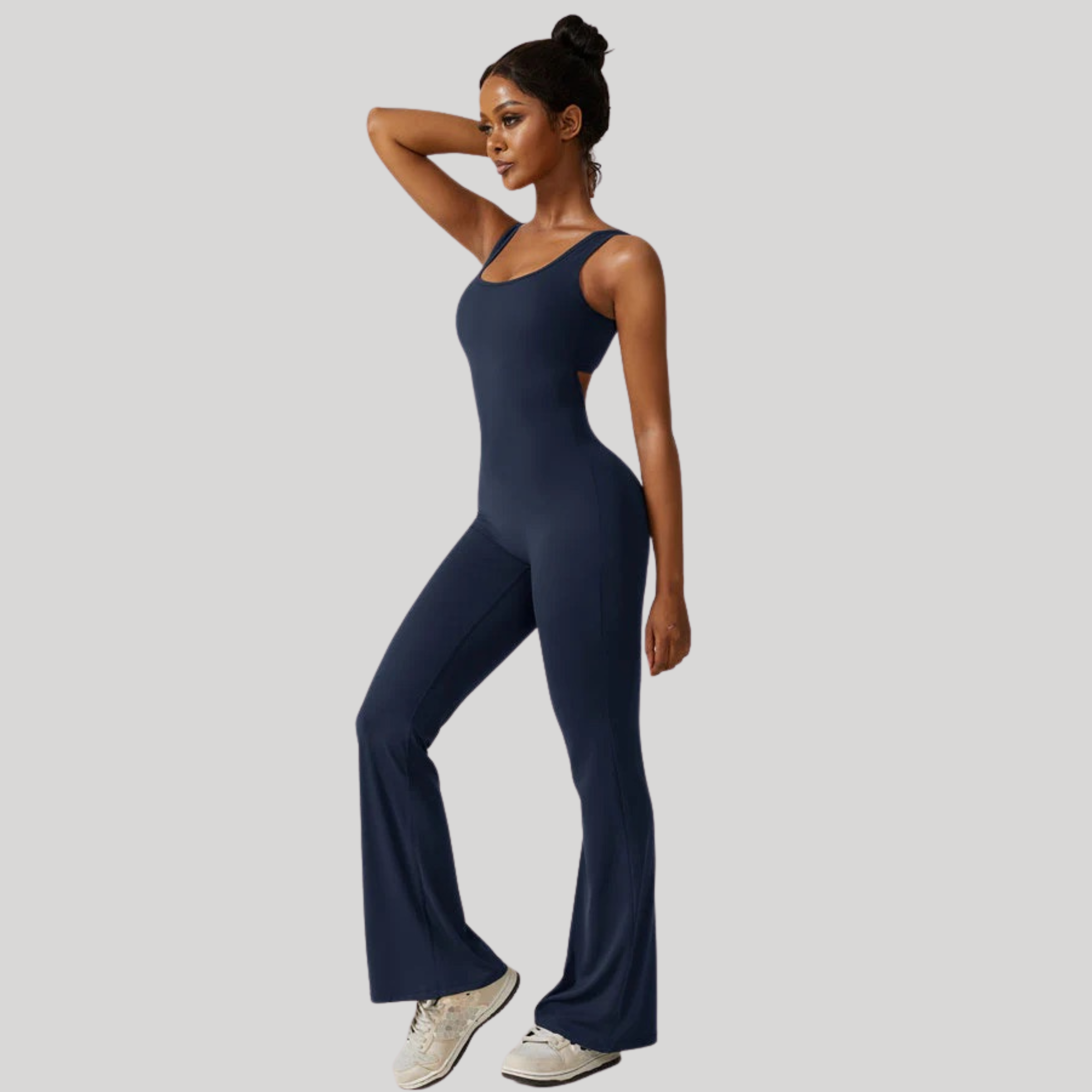 LuxeFlex Bodysuit | Navy