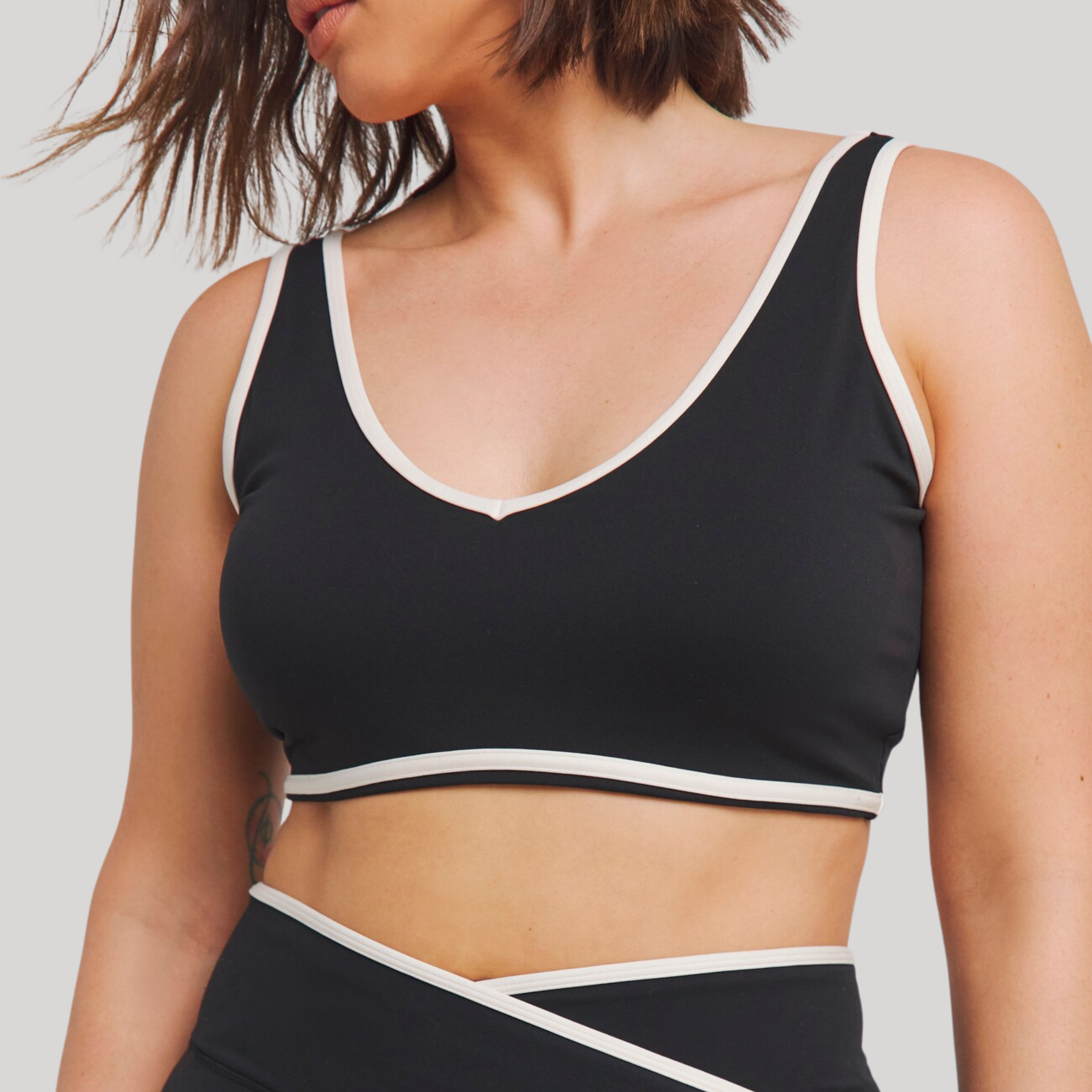 Flex Support Bra with Stripes