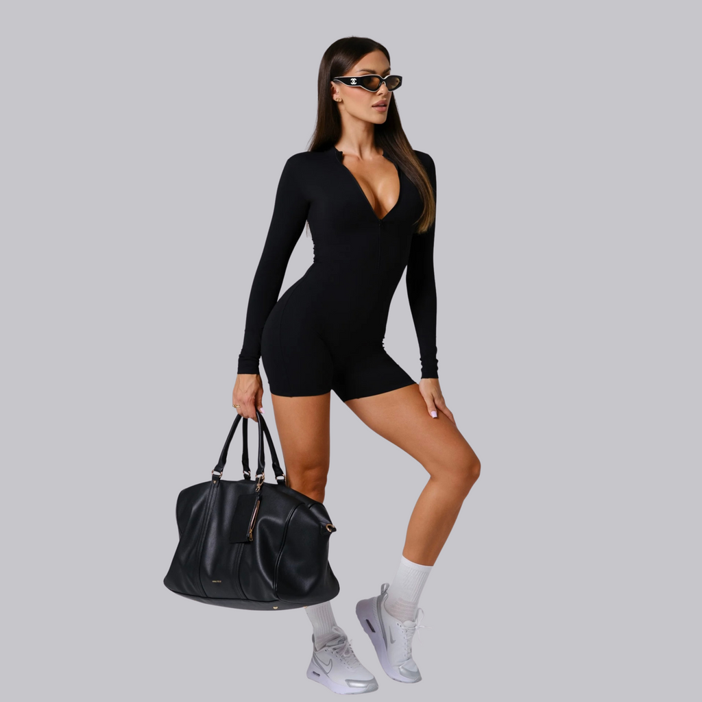 ZipFit Bodysuit | Black