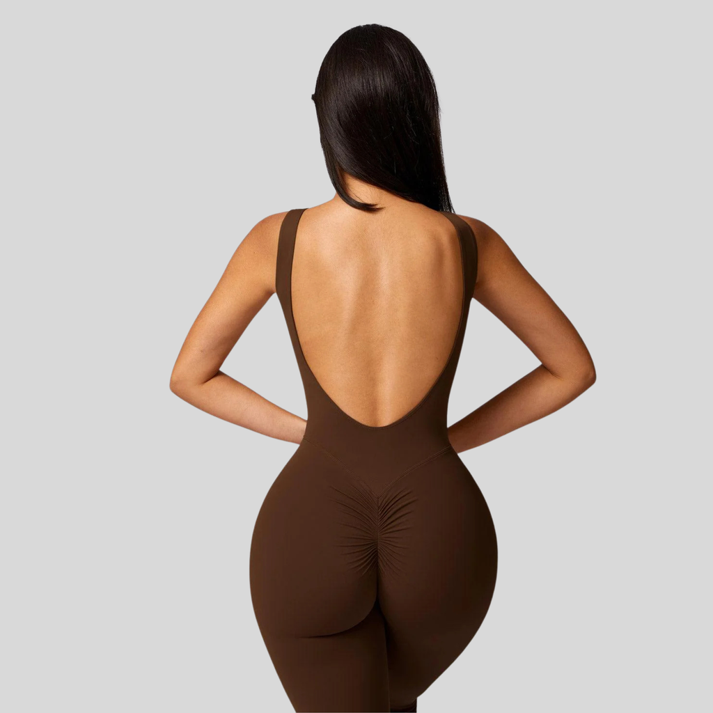 FlareFit Bodysuit | Brown