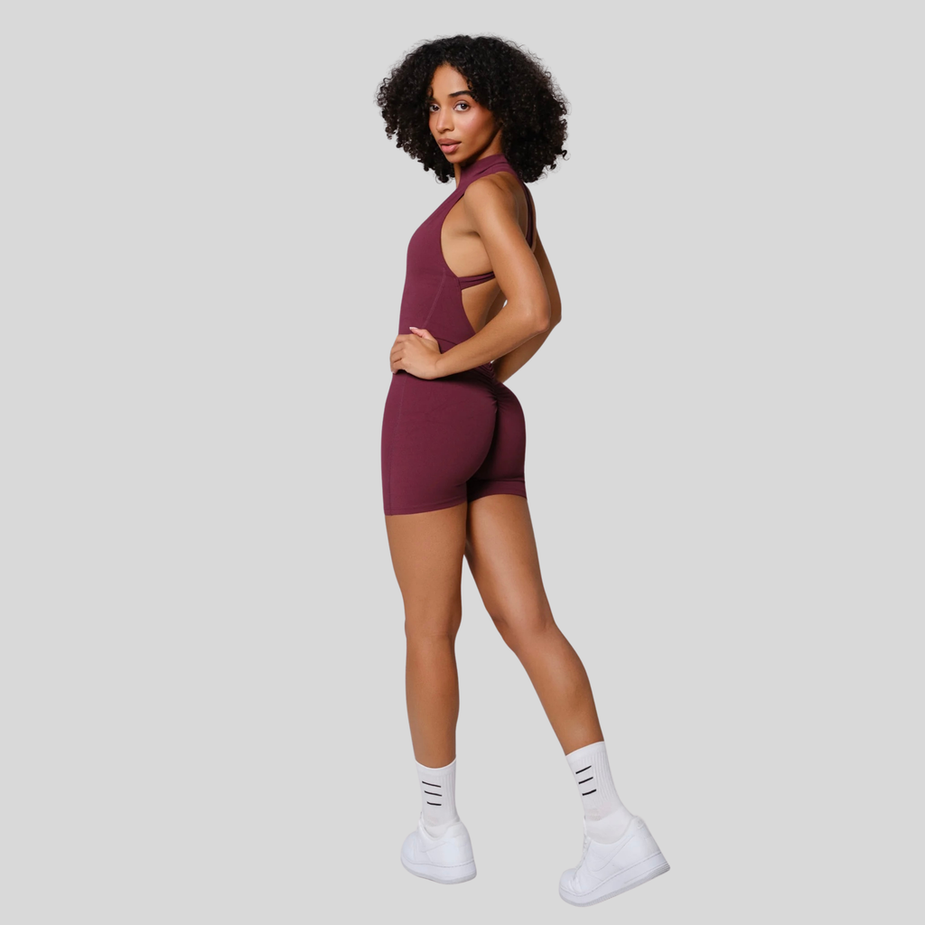 FlexAppeal Bodysuit | Wine