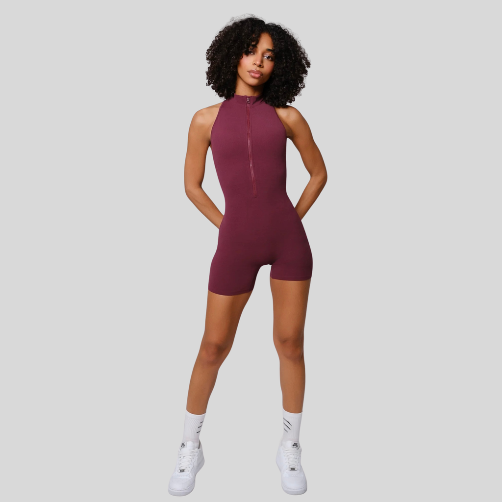 FlexAppeal Bodysuit | Wine