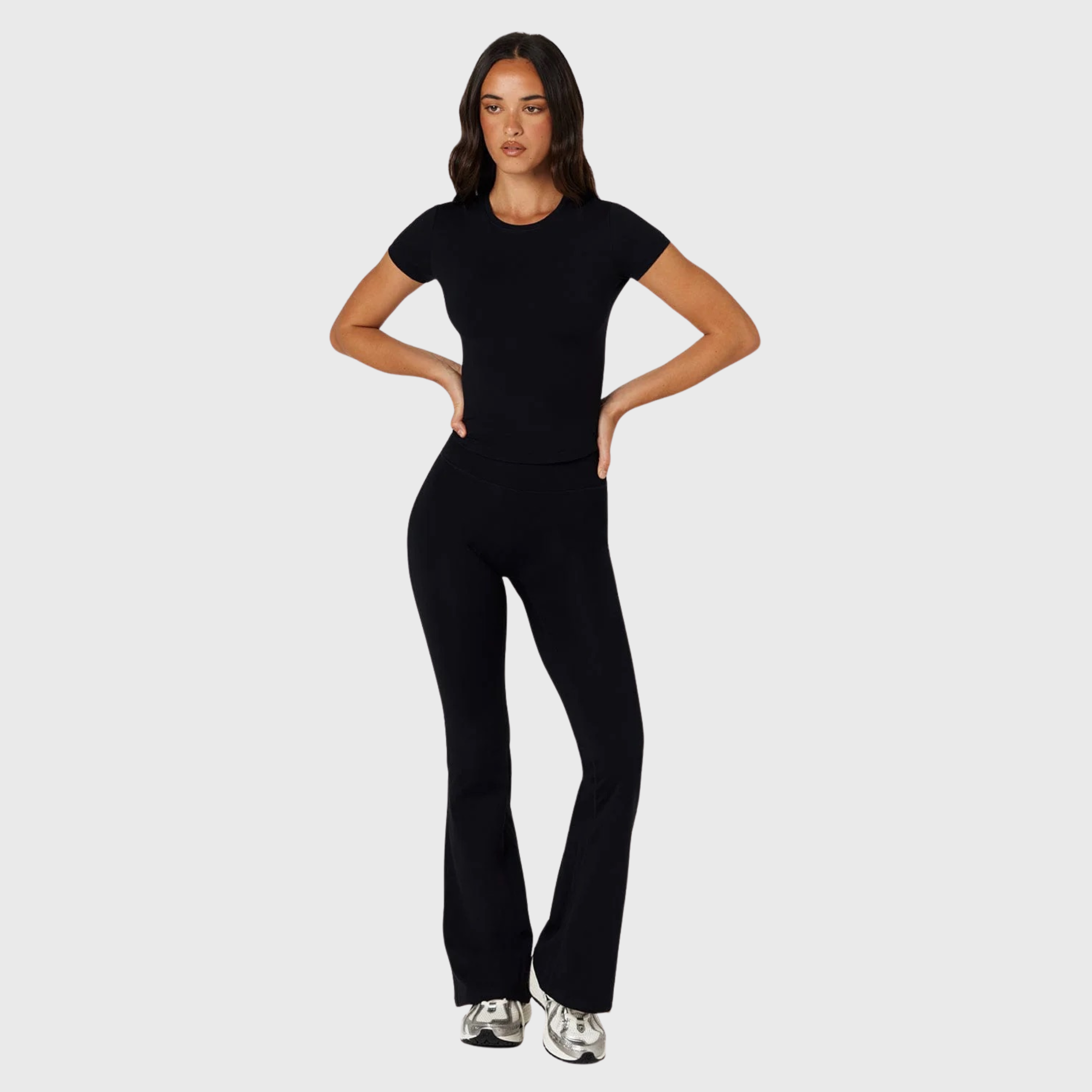 Sculpt Seamless Flare Leggings | Black
